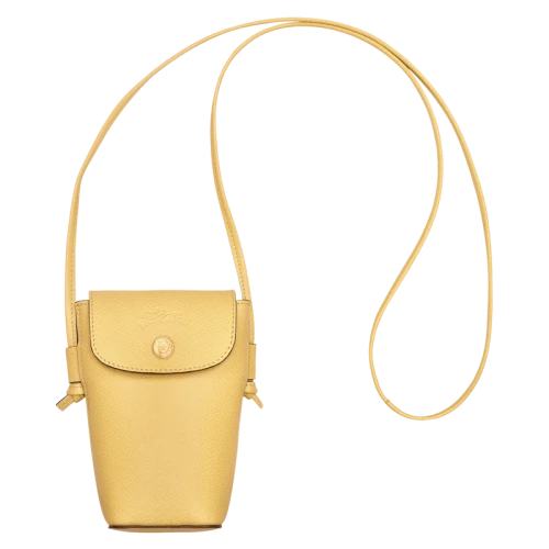 Phone case with leather lace Épure