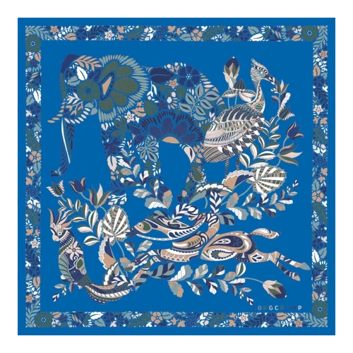 Silk Scarf 50 Forêt Longchamp