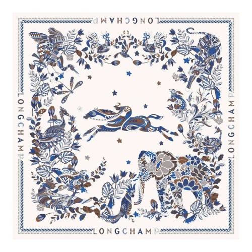 Silk Scarf 90 Forêt Longchamp