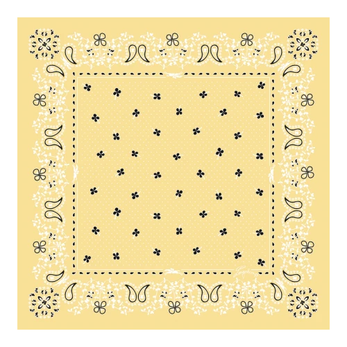 Silk scarf 50x50 French Bandana