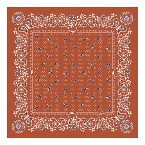 Silk scarf 50x50 French Bandana