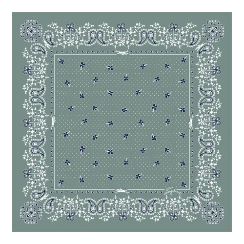Silk scarf 50x50 French Bandana
