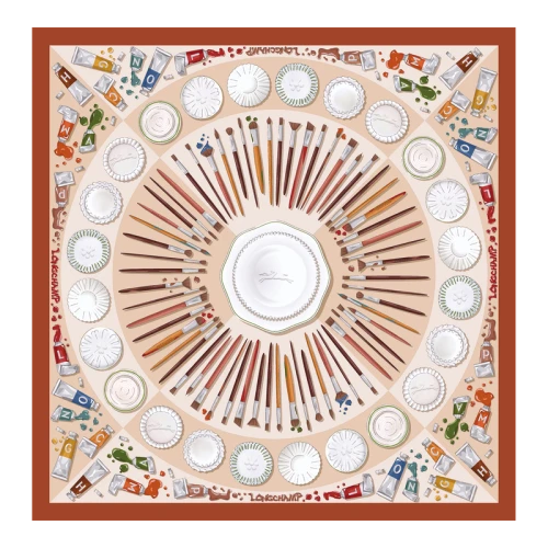 Silk scarf 70x70 Palette d'Artiste