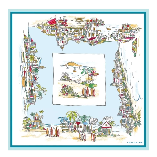 Silk scarf 70 Vivement l'Eté