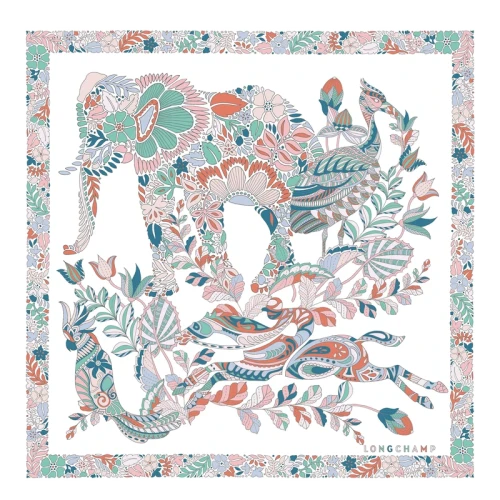 Silk Scarf 50 Forêt Longchamp