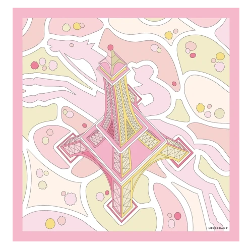 Silk Scarf 70 Equestrian Tower