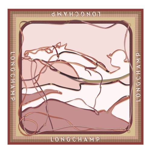 Silk scarf 90x90 A toute Allure