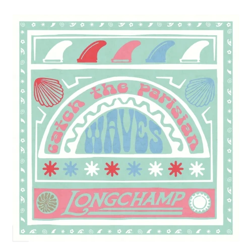 Silk scarf 50 Catch The Parisian Wave