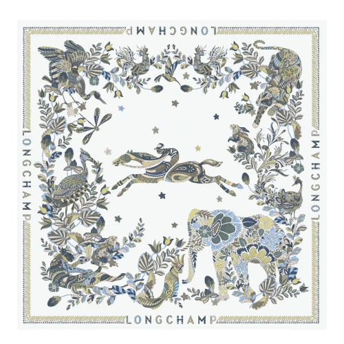 Silk Scarf 90 Forêt Longchamp