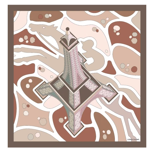 Silk Scarf 70 Equestrian Tower