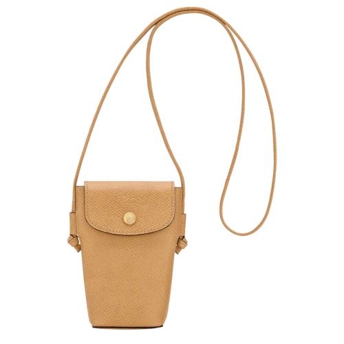 Phone case with leather lace Épure