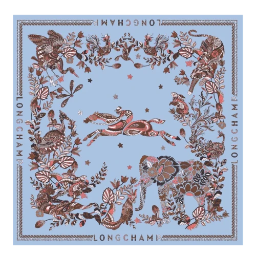 Silk Scarf 90 Forêt Longchamp