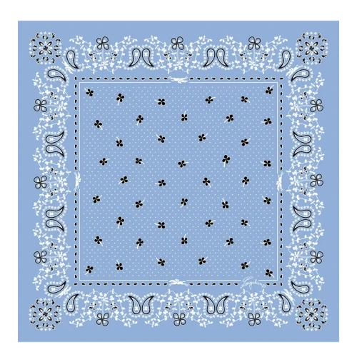 Silk scarf 50x50 French Bandana