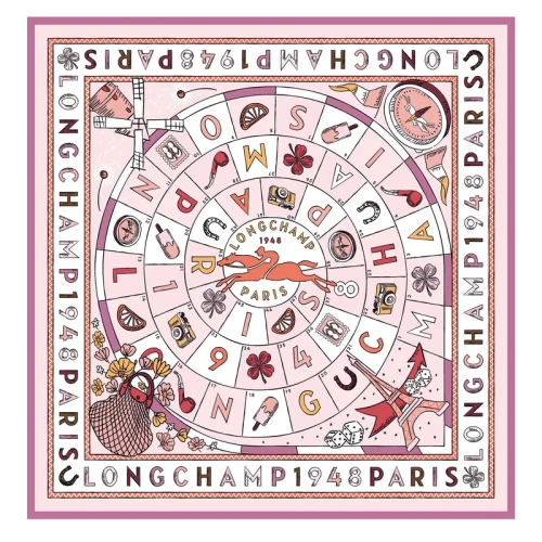 Silk scarf 90 Le Jeu de Cheval