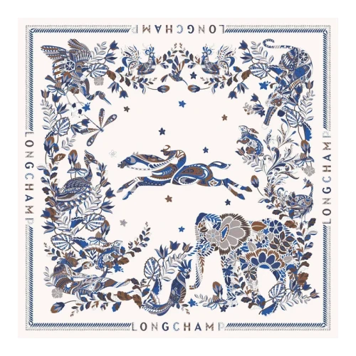 Silk Scarf 90 Forêt Longchamp