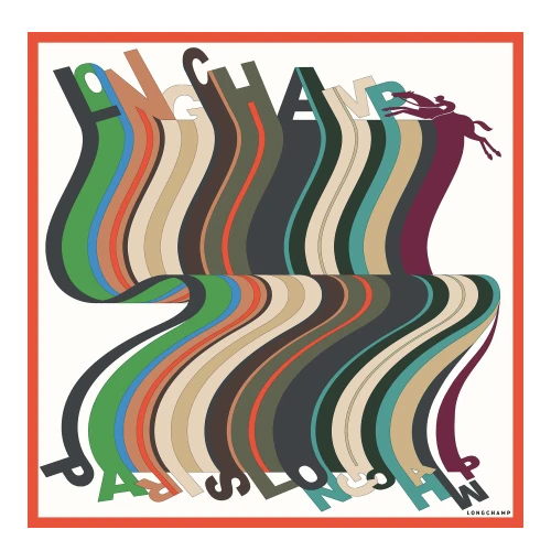 Silk scarf 70 L'Arc-en-ciel
