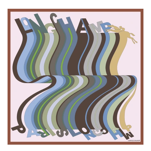 Silk scarf 70 L'Arc-en-ciel