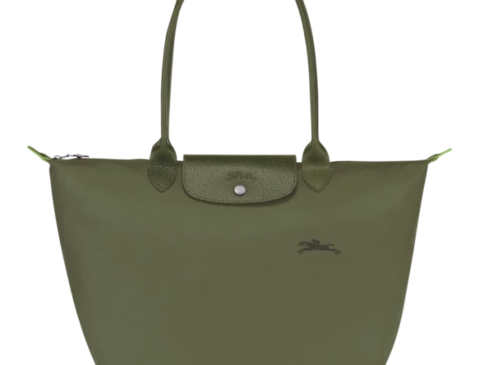 Le Pliage Original L Tote bag Black - Recycled canvas