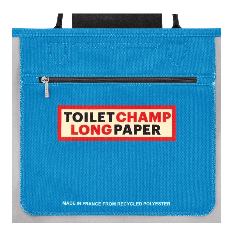 Tote Bag M LONGCHAMP X TOILETPAPER
