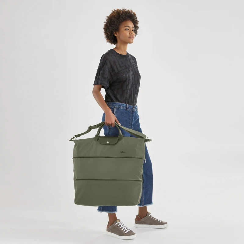 Travel bag expandable LE PLIAGE GREEN