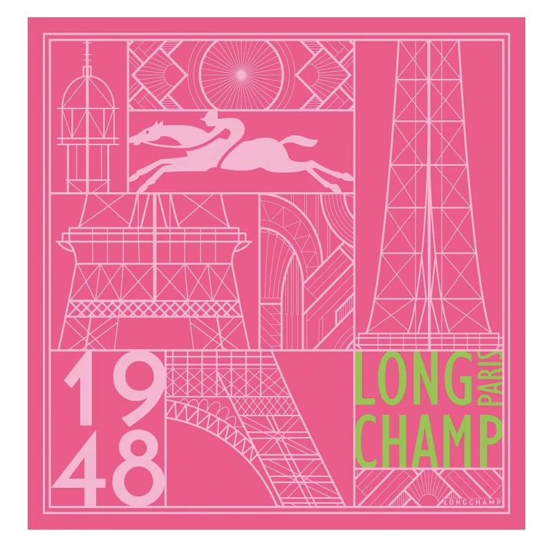 Silk Scarf 50 Eiffel Tower 1948