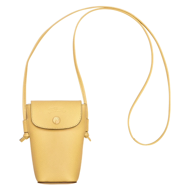 Phone case with leather lace Épure