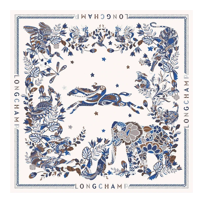 Silk Scarf 90 Forêt Longchamp