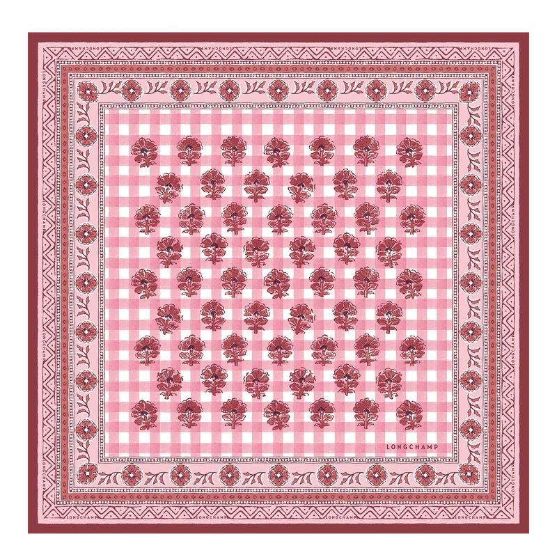 Silk Scarf 50x50 THE BUCOLIC ESCAPADE