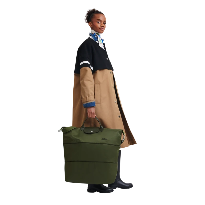 Travel Bag Expandable Le Pliage Green