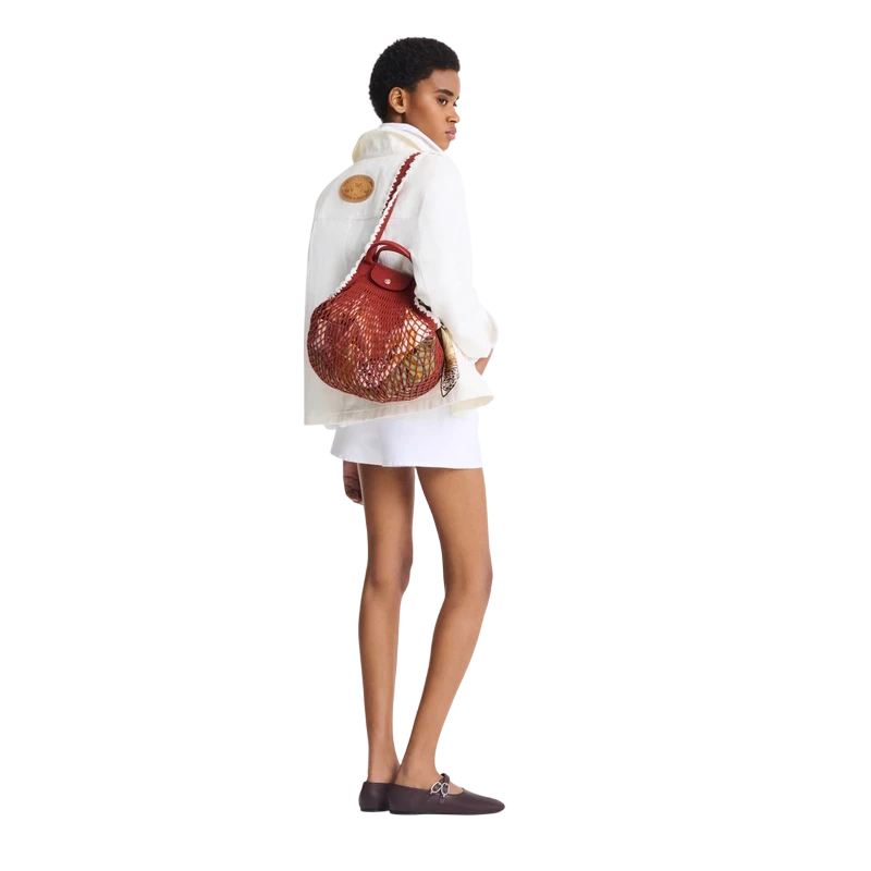 Mesh bag L Le Pliage Collection