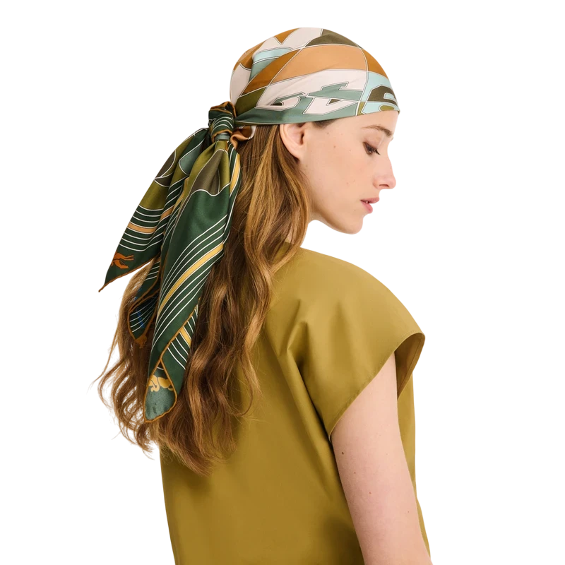 Silk scarf 90x90 Longchamp League