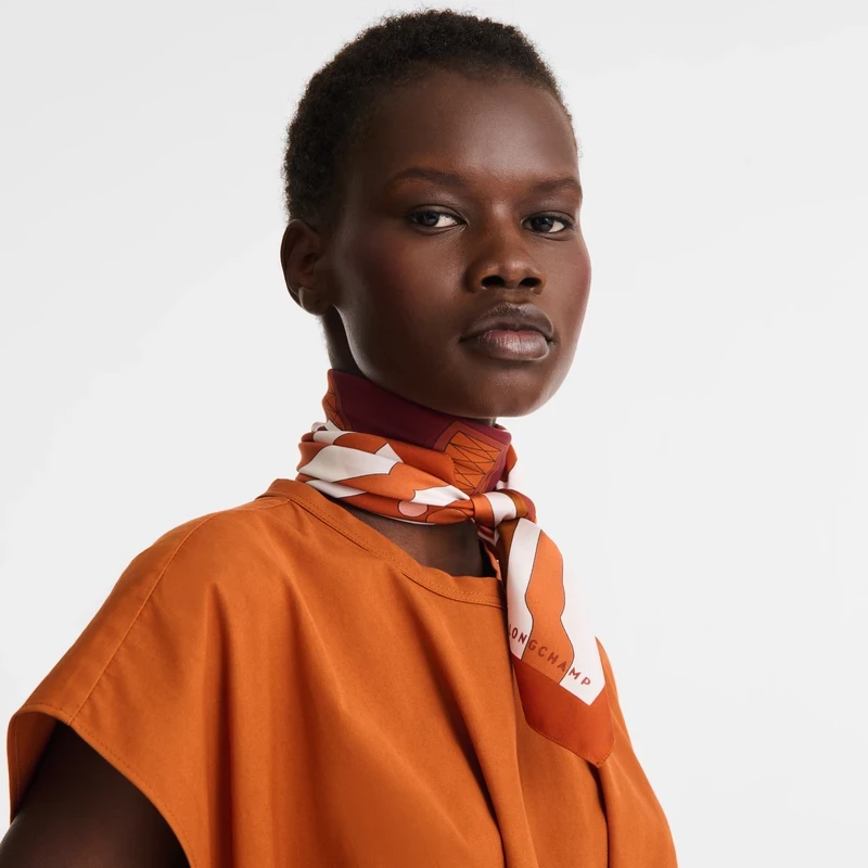 Silk Scarf 70 Equestrian Tower