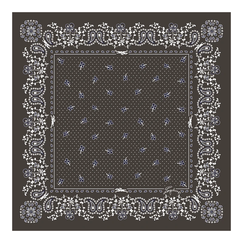 Silk scarf 50x50 French Bandana