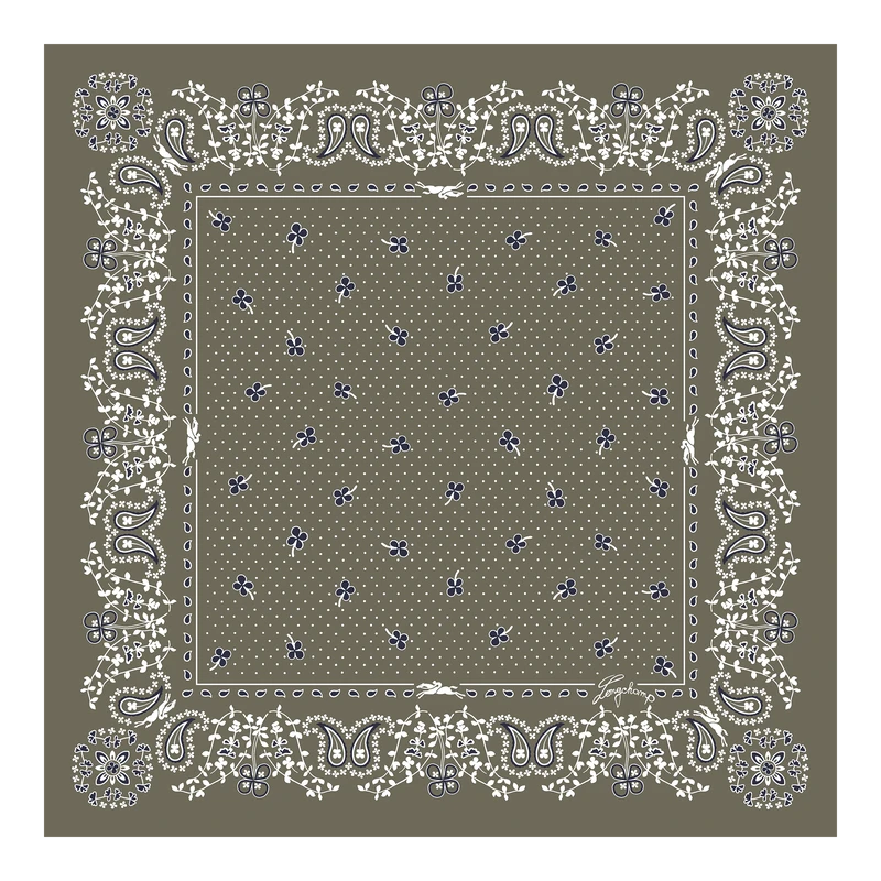 Silk scarf 50x50 French Bandana