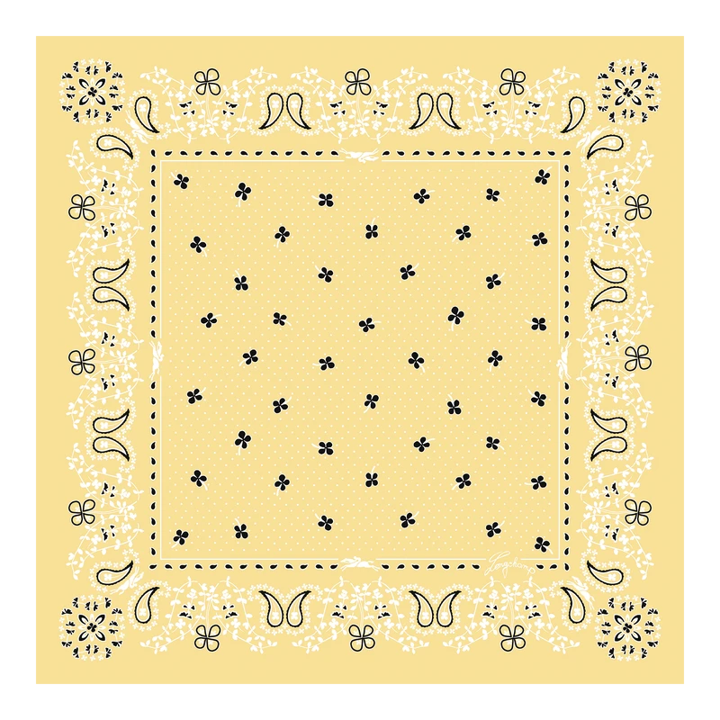 Silk scarf 50x50 French Bandana