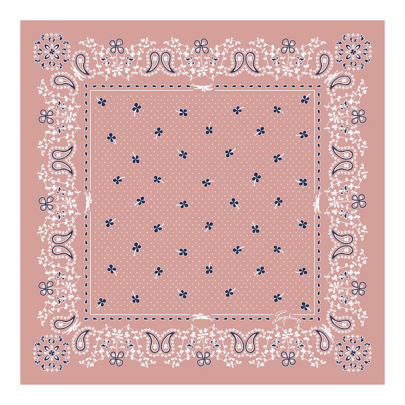 Silk scarf 50x50 French Bandana