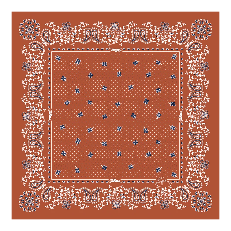 Silk scarf 50x50 French Bandana