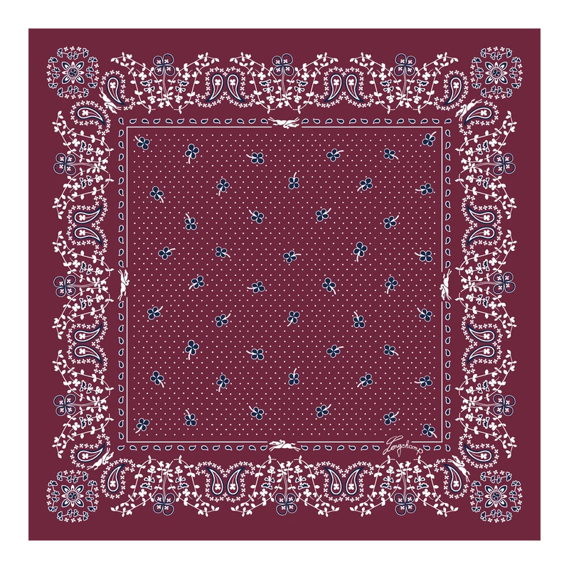 Silk scarf 50x50 French Bandana