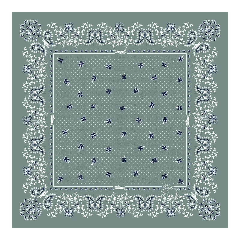 Silk scarf 50x50 French Bandana