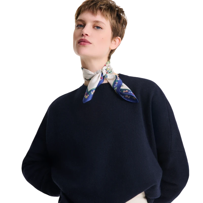 Silk scarf 50x50 Le Jardin Longchamp