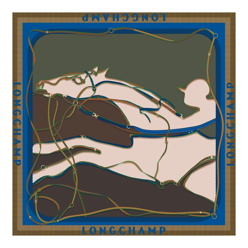 Silk scarf 90x90 A toute Allure