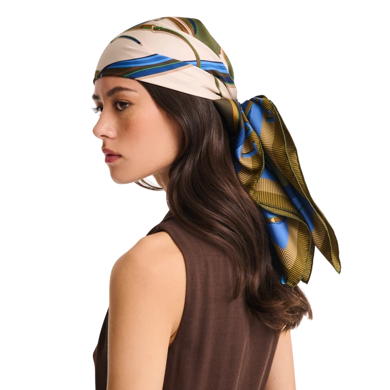 Silk scarf 90x90 A toute Allure