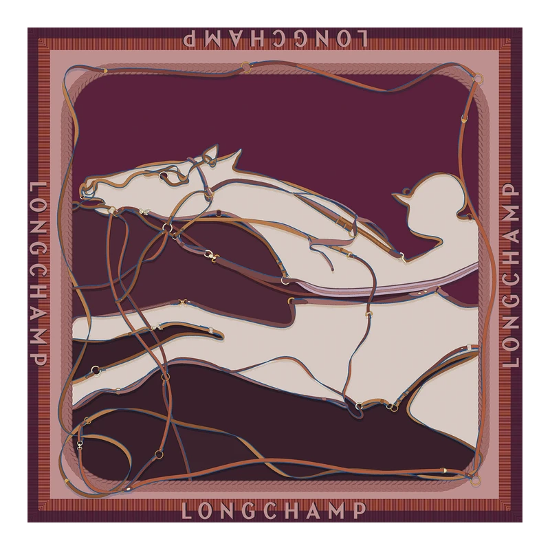 Silk scarf 90x90 A toute Allure