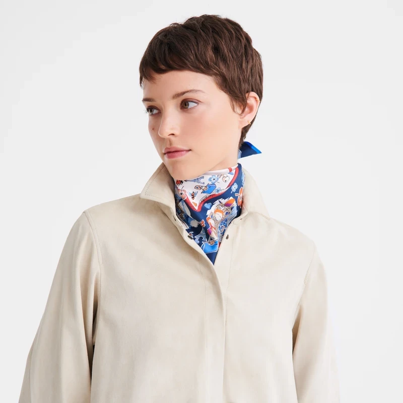 Silk scarf 50x50 Equestrian Tower