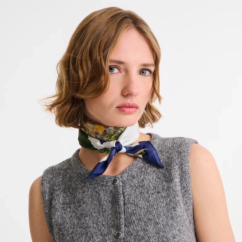 Silk scarf 70x70 Pastoral Beauty
