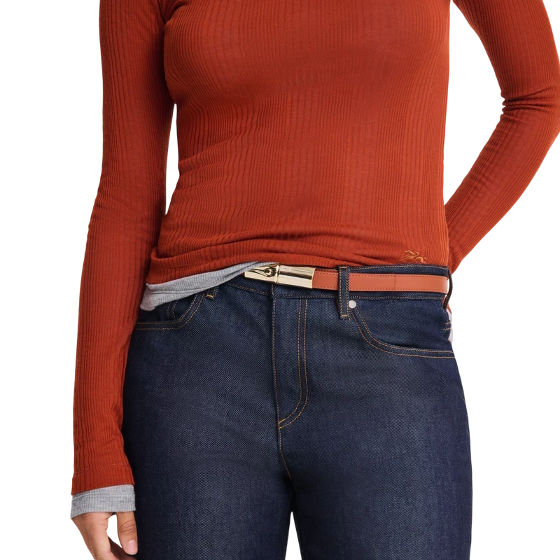 Ladies' belt 95X2 Le Roseau
