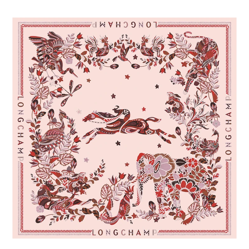 Silk Scarf 90 Forêt Longchamp