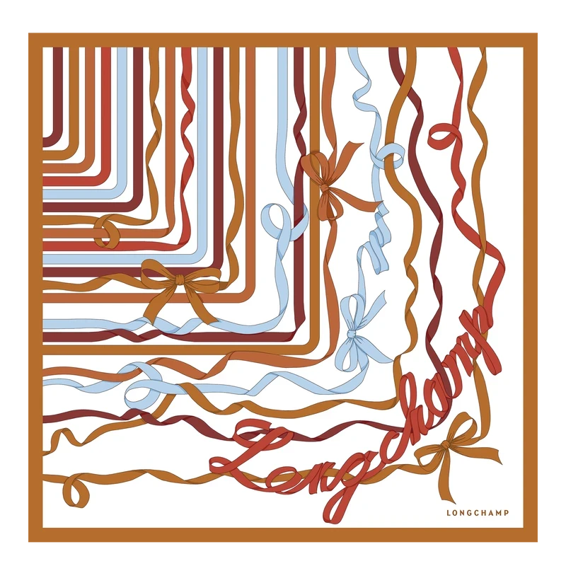 Rubans Longchamp Silk scarf 50