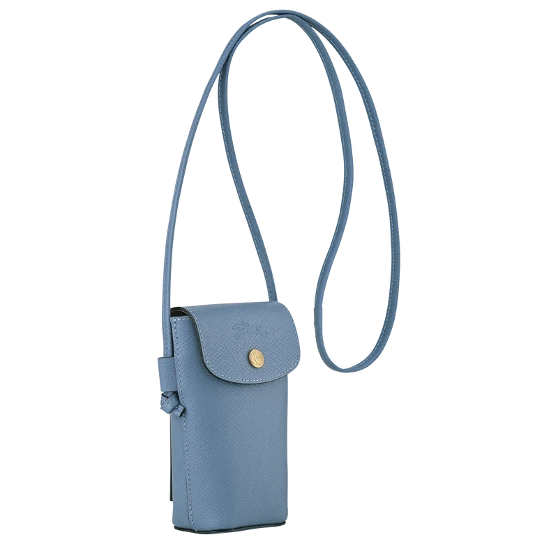 Phone case with leather lace Épure