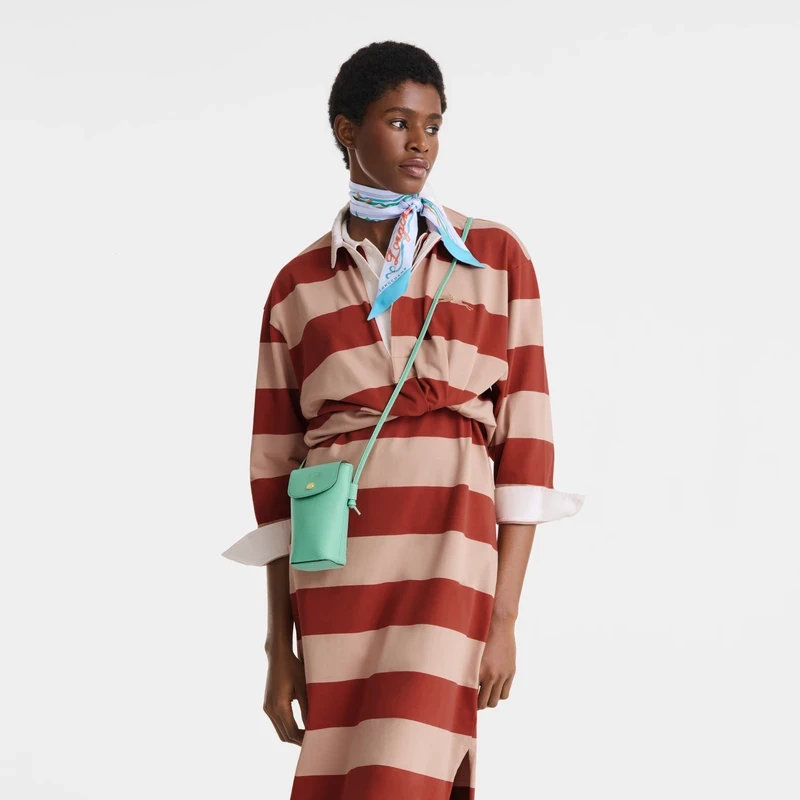 Phone case with leather lace Épure